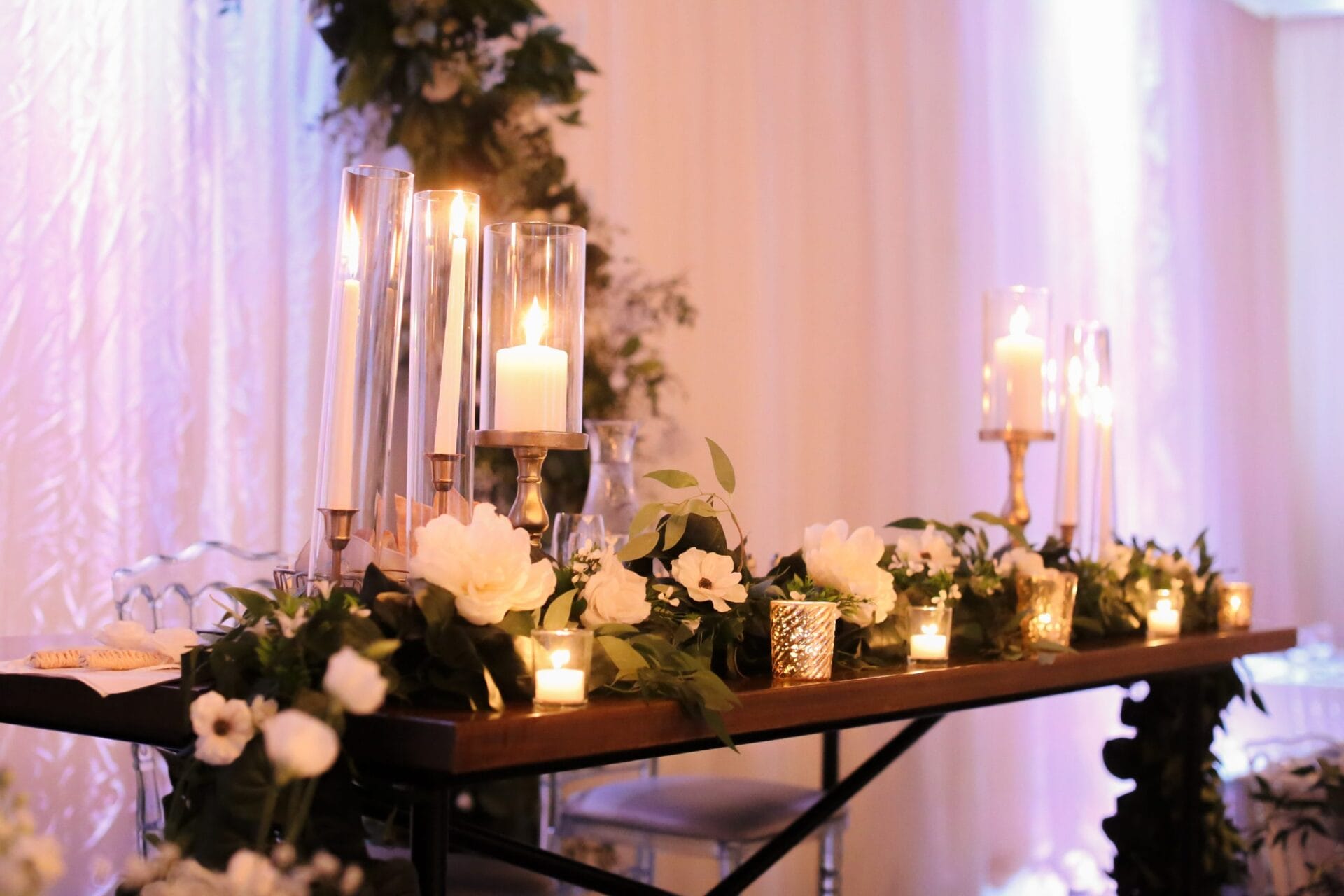 Loisa Gold Pillar Candle Holder Rental • VintageBash