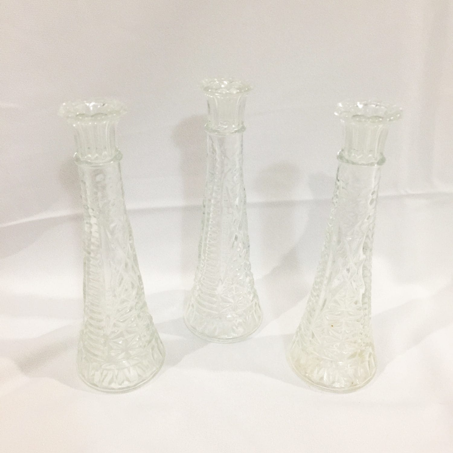 Vamila Vintage Clear Bud Vase Rental VintageBash