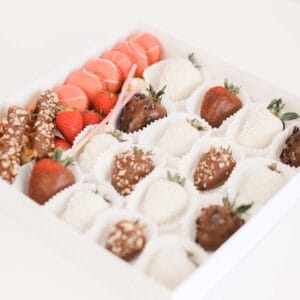 Chocolate Covered Strawberry and Macaron Box Sweets Treat Box Toronto