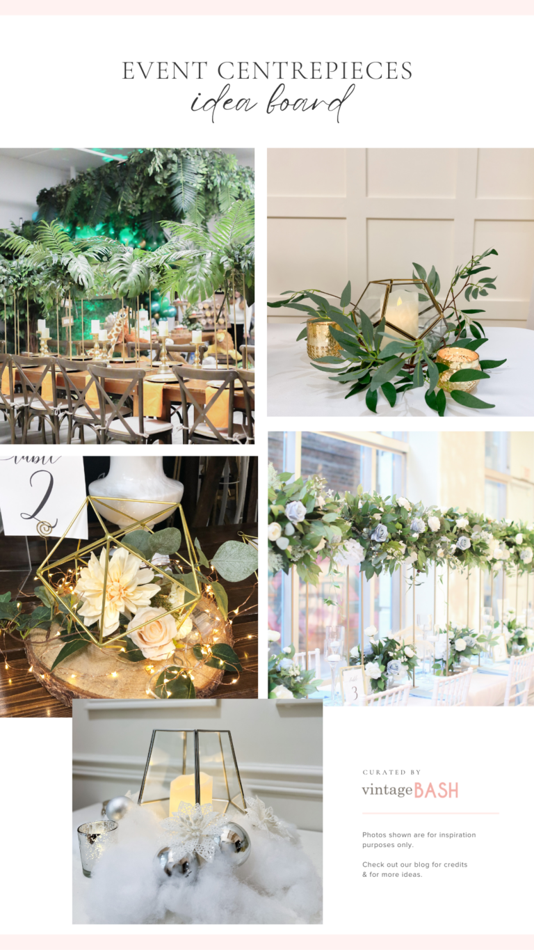 Nature-inspired Event Centrepieces Ideas & Inspiration Board