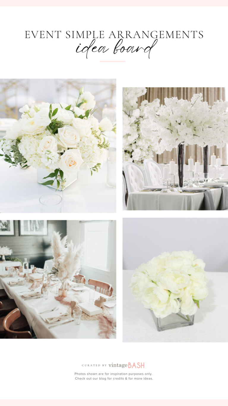 Event Simple Arrangements: Ideas and Inspirations for Adult Events